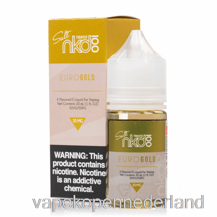 Elektronische Sigaret Vape Euro Goud - Nkd 100 Zout E-vloeistof - 30ml 35mg